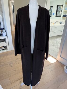 SABLYN Cashmere Sweater Coat in Oak Tree - XS